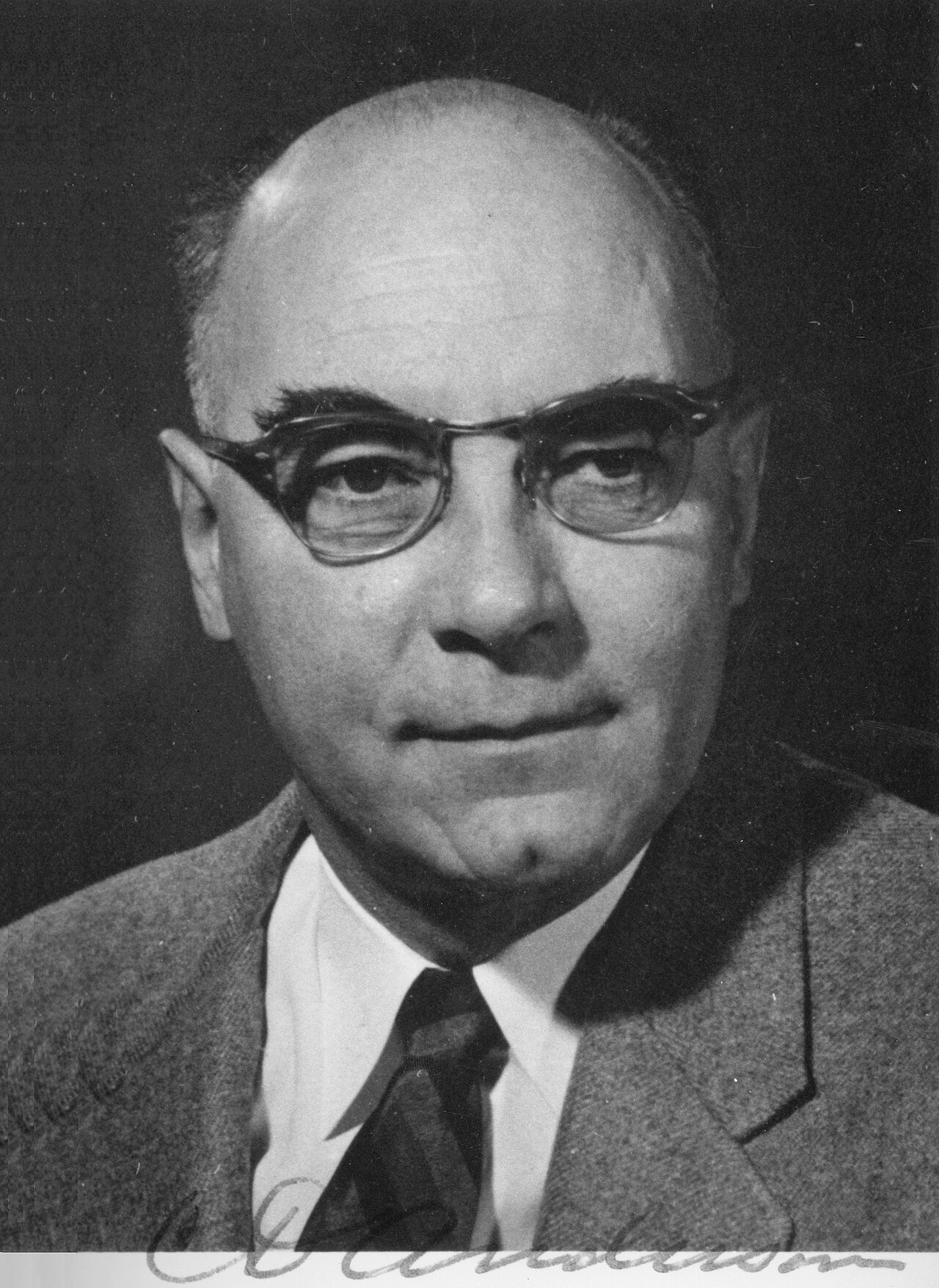 Portrait of physicist Carl David Anderson.